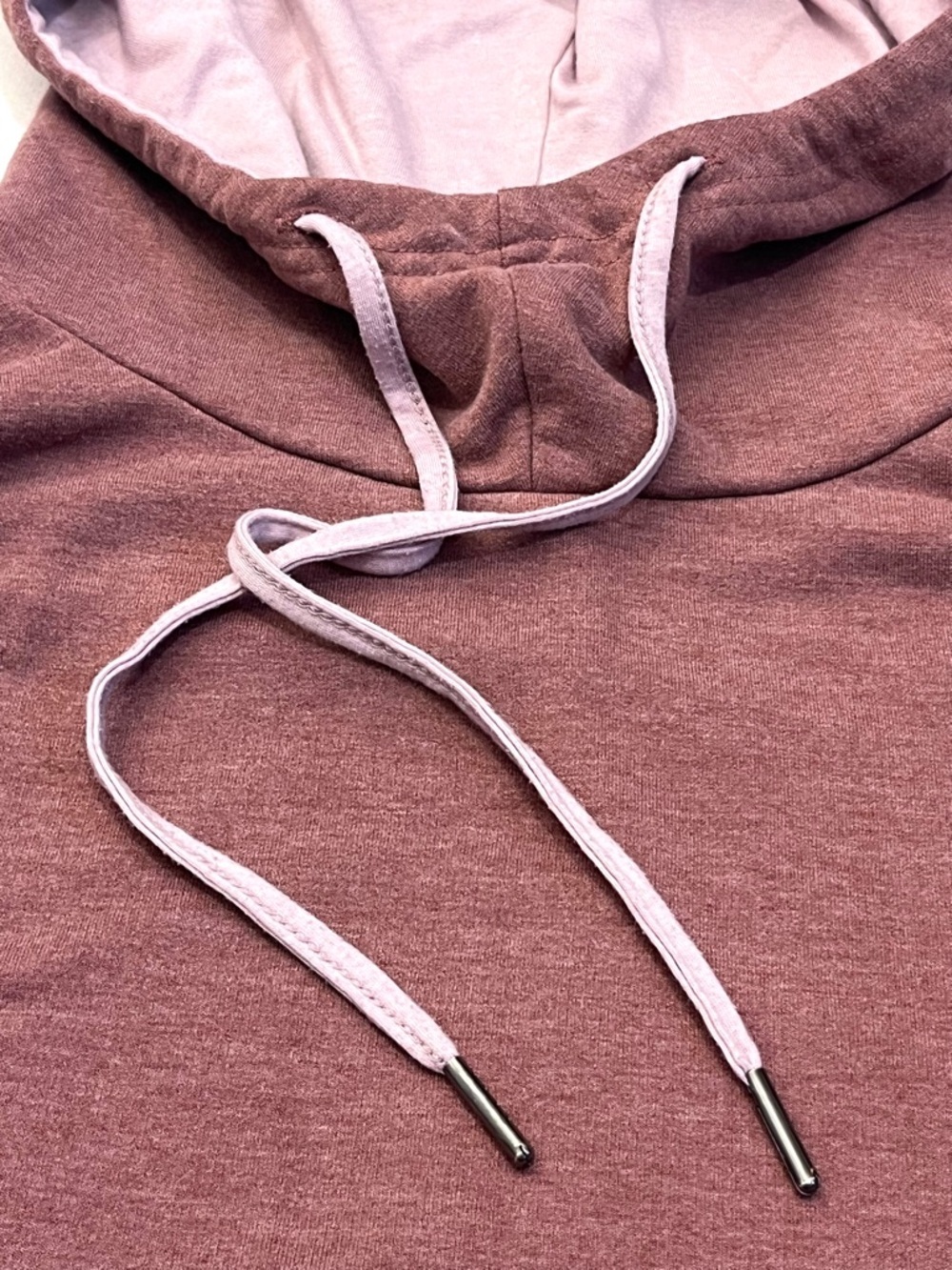 Maurices Mauve Women’s Drawstring Pullover Hoodie Sweatshirt w Kangaroo Pocket - Picture 10 of 16